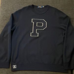 Polo crew neck sweater
